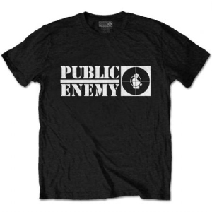 Public Enemy - Public  Enemy Unisex Tee : Crosshairs Logo i gruppen MERCH / T-Shirt / Sommar T-shirt 23 hos Bengans Skivbutik AB (4063553r)