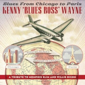Wayne Kenny 'blues Boss' - Blues From Chicago To Paris (Red) i gruppen VINYL / Jazz/Blues hos Bengans Skivbutik AB (4126976)