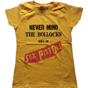 Sex Pistols - The Sex Pistols Ladies T-Shirt : Never Mind The Bollocks Original Album i gruppen CDON - Exporterade Artiklar_Manuellt / T-shirts_CDON_Exporterade hos Bengans Skivbutik AB (4132155r)