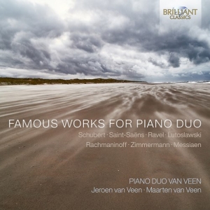 Witold Lutoslawski Olivier Messiae - Famous Works For Piano Duo i gruppen Externt_Lager / Naxoslager hos Bengans Skivbutik AB (4145971)