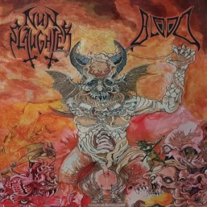 Nunslaughter / Blood - Split i gruppen CD / Hårdrock/ Heavy metal hos Bengans Skivbutik AB (4167194)