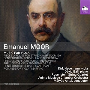 Moor Emanuel - Music For Viola i gruppen Externt_Lager / Naxoslager hos Bengans Skivbutik AB (4167500)