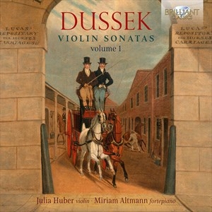 Dussek Johann Ladislaus - 25 Violin Sonatas, Vol. 1 i gruppen Externt_Lager / Naxoslager hos Bengans Skivbutik AB (4171921)