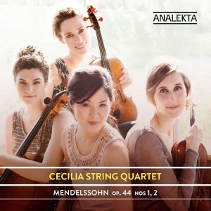 Cecilia String Quartet - Mendelssohn: String Quartet Op.44 N i gruppen Externt_Lager / Naxoslager hos Bengans Skivbutik AB (4176171)