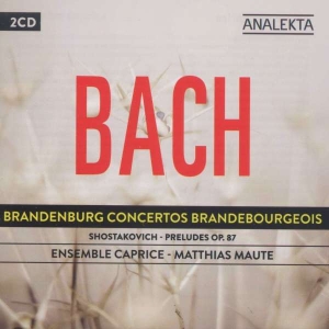 Ensemble Caprice - J.S. Bach: Brandenburg Concertos i gruppen Externt_Lager / Naxoslager hos Bengans Skivbutik AB (4178165)