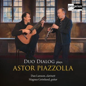 Dan Larsson & Magnus Grönlund - Duo Dialog Plays Astor Piazzolla i gruppen Externt_Lager / Naxoslager hos Bengans Skivbutik AB (4185548)