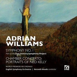 Williams Adrian - Symphony No. 1 & Chamber Concerto: i gruppen Externt_Lager / Naxoslager hos Bengans Skivbutik AB (4187370)