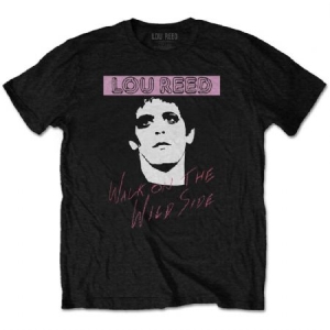 Lou Reed - Lou Reed Unisex T-Shirt: Walk On The Wild Side i gruppen MERCH / T-Shirt / Sommar T-shirt 23 hos Bengans Skivbutik AB (4196220r)