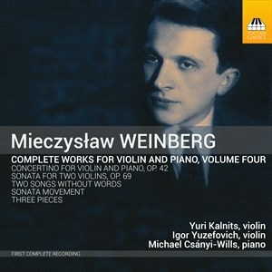 Weinberg Mieczyslaw - Complete Works For Violin & Piano, i gruppen Externt_Lager / Naxoslager hos Bengans Skivbutik AB (4208913)