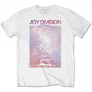 Joy Division - Unisex T-Shirt: Space - Unknown Pleasures Gradient i gruppen VI TIPSAR / Tips Tröjor hos Bengans Skivbutik AB (4212497r)