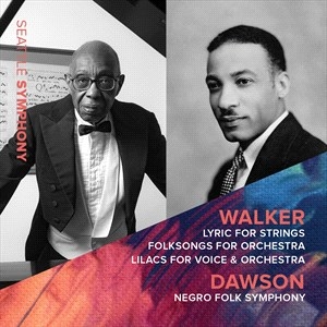 Dawson William L. Walker George - Walker: Lyric For Strings Folksong i gruppen Externt_Lager / Naxoslager hos Bengans Skivbutik AB (4216746)