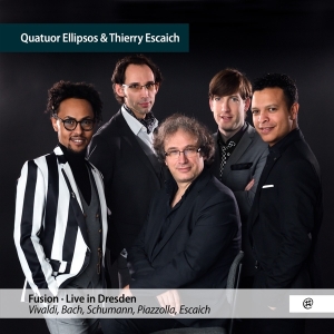 Quatuor Ellipsos & Thierry Escaich - Fusion - Live In Dresden i gruppen CD / Klassiskt,Övrigt hos Bengans Skivbutik AB (4223771)