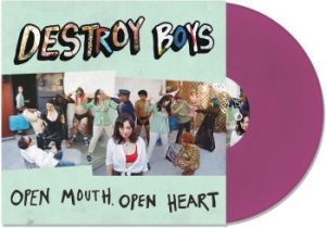 Destroy Boys - Open Mouth Open Heart (Purple Vinyl i gruppen VINYL / Rock hos Bengans Skivbutik AB (4226552)