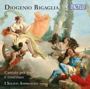 Bigaglia Diogenio - Cantate Per Soprano E Continuo i gruppen Externt_Lager / Naxoslager hos Bengans Skivbutik AB (4233473)