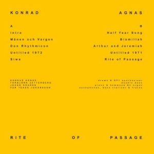 Agnas Konrad - Rite Of Passage i gruppen CD / Jazz/Blues hos Bengans Skivbutik AB (4236766)