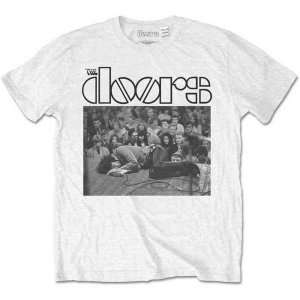 The Doors - Jim On Floor Uni Wht    i gruppen MERCHANDISE / T-shirt / Pop-Rock hos Bengans Skivbutik AB (4267822r)