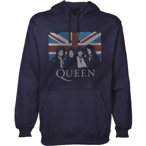Queen - Unisex Pullover Hoodie: Union Jack i gruppen ÖVRIGT / Merchandise hos Bengans Skivbutik AB (4273059)
