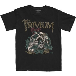 Trivium - Trivium Unisex T-Shirt: Skelly Flower i gruppen CDON - Exporterade Artiklar_Manuellt / T-shirts_CDON_Exporterade hos Bengans Skivbutik AB (4281738r)