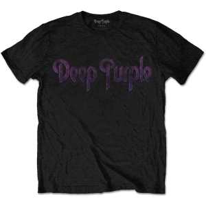 Deep Purple - Vtge Logo Uni Bl    i gruppen MERCHANDISE / T-shirt / Hårdrock hos Bengans Skivbutik AB (4281828r)