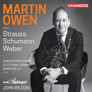 Schumann Robert Strauss Richard - Martin Owen Plays Strauss, Schumann i gruppen Externt_Lager / Naxoslager hos Bengans Skivbutik AB (4290793)