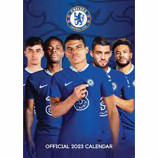 Chelsea FC - Chelsea FC 2023 Calendar A3, Official Pr i gruppen VI TIPSAR / Tips Kalendrar hos Bengans Skivbutik AB (4291516)