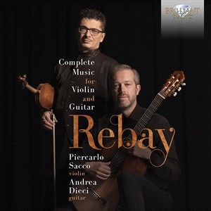 Rebay Ferdinand - Complete Music For Violin & Guitar i gruppen Externt_Lager / Naxoslager hos Bengans Skivbutik AB (4302032)