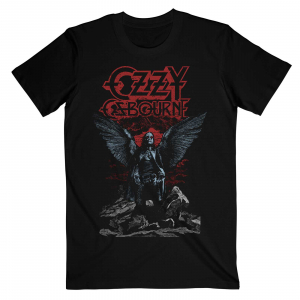 Ozzy Osbourne - Angel Wings (Small) Unisex T-Shirt i gruppen VI TIPSAR / Tips Tröjor hos Bengans Skivbutik AB (4303410)