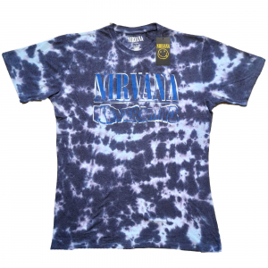 Nirvana - Nevermind Wavy Logo (Large) Unisex Purple T-Shirt i gruppen VI TIPSAR / Tips Tröjor hos Bengans Skivbutik AB (4303441)