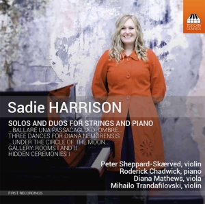 Harrison Sadie - Solos And Duos For Strings And Pian i gruppen Externt_Lager / Naxoslager hos Bengans Skivbutik AB (4315639)