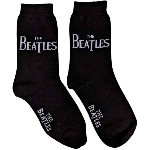 The Beatles - Drop T Logo Horizontal Lady Bl Socks:  i gruppen MERCHANDISE / Merch / Pop-Rock hos Bengans Skivbutik AB (4359309)