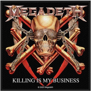 Megadeth - Killing Is My Business Standard Patch i gruppen MERCHANDISE / Merch / Hårdrock hos Bengans Skivbutik AB (4359322)