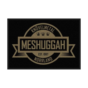 Meshuggah - Crest Standard Patch i gruppen MERCHANDISE / Merch / Hårdrock hos Bengans Skivbutik AB (4359349)