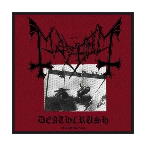 Mayhem - Deathcrush Standard Patch i gruppen MERCHANDISE / Merch / Hårdrock hos Bengans Skivbutik AB (4359384)