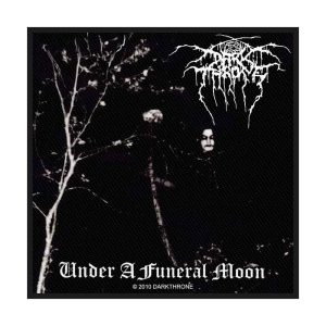 Darkthrone - Under A Funeral Moon Standard Patch i gruppen MERCHANDISE / Merch / Hårdrock hos Bengans Skivbutik AB (4379235)