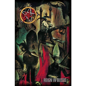 Slayer - Reign In Blood Textile Poster i gruppen MERCHANDISE / Merch / Hårdrock hos Bengans Skivbutik AB (4398184)