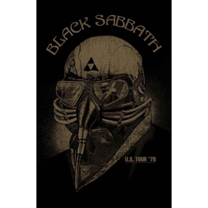 Black Sabbath - Us Tour '78 Textile Poster i gruppen MERCHANDISE / Merch / Hårdrock hos Bengans Skivbutik AB (4398194)