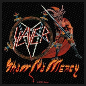 Slayer - Show No Mercy Standard Patch i gruppen MERCHANDISE / Merch / Hårdrock hos Bengans Skivbutik AB (4400364)