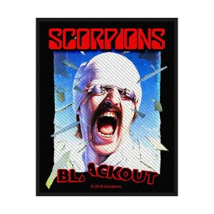 Scorpions - Blackout Standard Patch i gruppen MERCHANDISE / Merch / Hårdrock hos Bengans Skivbutik AB (4400375)