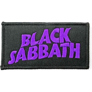 Black Sabbath - Wavy Logo Woven Patch i gruppen MERCHANDISE / Merch / Hårdrock hos Bengans Skivbutik AB (4400562)