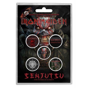 Iron Maiden - Senjutsu Button Badge i gruppen MERCHANDISE / Merch / Hårdrock hos Bengans Skivbutik AB (4400574)
