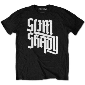 Eminem - Unisex T-Shirt: Shady Slant (Small) i gruppen CDON - Exporterade Artiklar_Manuellt / T-shirts_CDON_Exporterade hos Bengans Skivbutik AB (4400603)