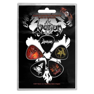 Venom - Black Metal Plectrum Pack i gruppen MERCHANDISE / Merch / Hårdrock hos Bengans Skivbutik AB (4400604)