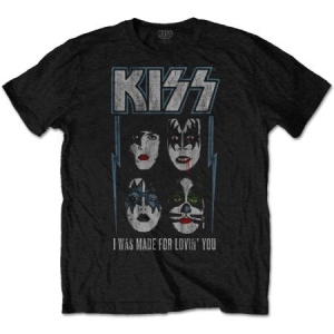 Kiss - Unisex T-Shirt: Made For Lovin' You (Small) i gruppen ÖVRIGT / Merchandise hos Bengans Skivbutik AB (4400769)