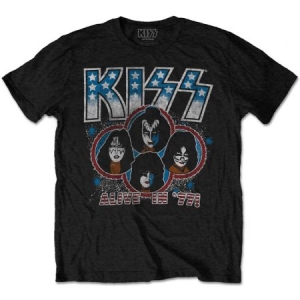 Kiss - Unisex T-Shirt: Alive In '77 (Small) i gruppen CDON - Exporterade Artiklar_Manuellt / T-shirts_CDON_Exporterade hos Bengans Skivbutik AB (4400781)