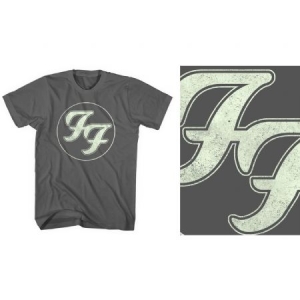 Foo Fighters - Unisex T-Shirt: Gold FF Logo (Medium) i gruppen CDON - Exporterade Artiklar_Manuellt / T-shirts_CDON_Exporterade hos Bengans Skivbutik AB (4400892)