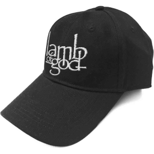Lamb Of God - Logo Bl Baseball C i gruppen MERCHANDISE / Merch / Hårdrock hos Bengans Skivbutik AB (4400893)
