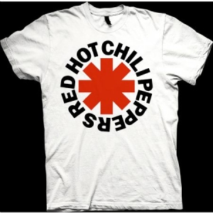 Red Hot Chili Peppers - Unisex T-Shirt: Red Asterisk (Small) i gruppen CDON - Exporterade Artiklar_Manuellt / T-shirts_CDON_Exporterade hos Bengans Skivbutik AB (4401260)