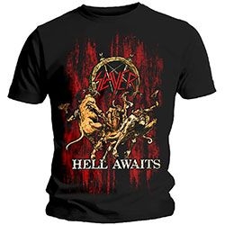 Slayer - Unisex T-Shirt: Hell Awaits (Small) i gruppen ÖVRIGT / Merchandise hos Bengans Skivbutik AB (4401311)