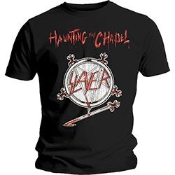 Slayer - Unisex T-Shirt: Haunting the Chapel (Small) i gruppen CDON - Exporterade Artiklar_Manuellt / T-shirts_CDON_Exporterade hos Bengans Skivbutik AB (4401313)
