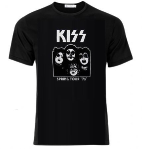 Kiss - Kiss T-Shirt Spring Tour '75 i gruppen ÖVRIGT / Merchandise hos Bengans Skivbutik AB (4401339)